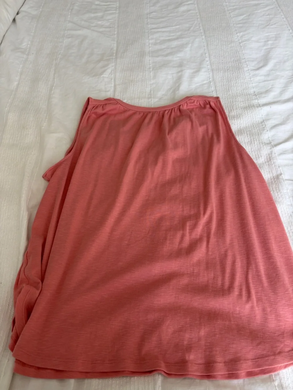 Ava & Viv Sleeveless Tie-Neck Top in Dusty Rose - Picture 3 of 3